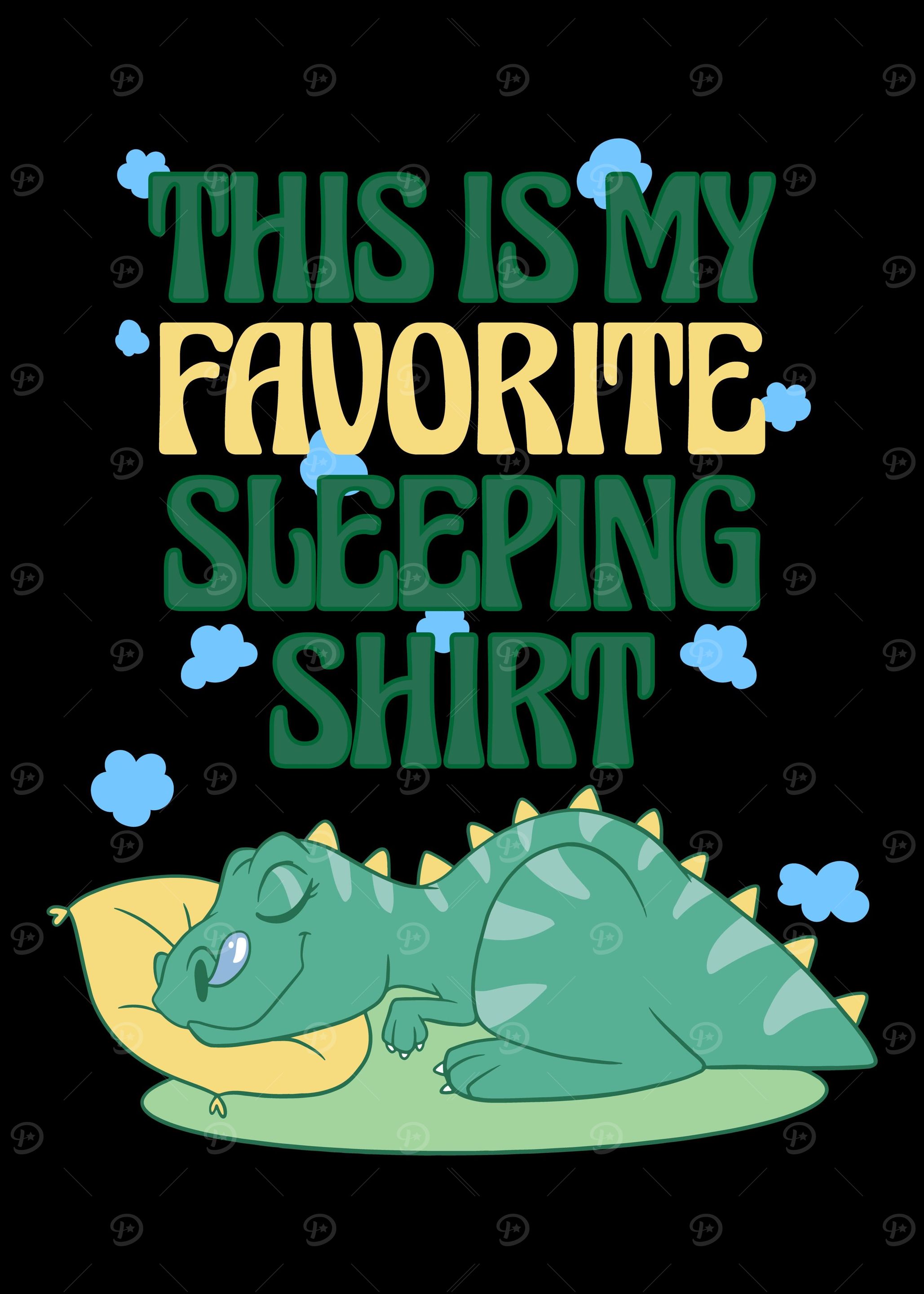 favorite sleeping dinosaur