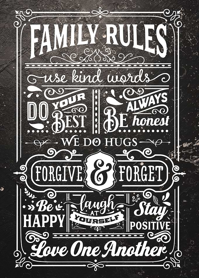 Familiy Rules House Rules