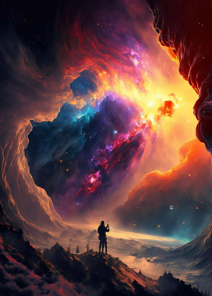 Horizons Space Print