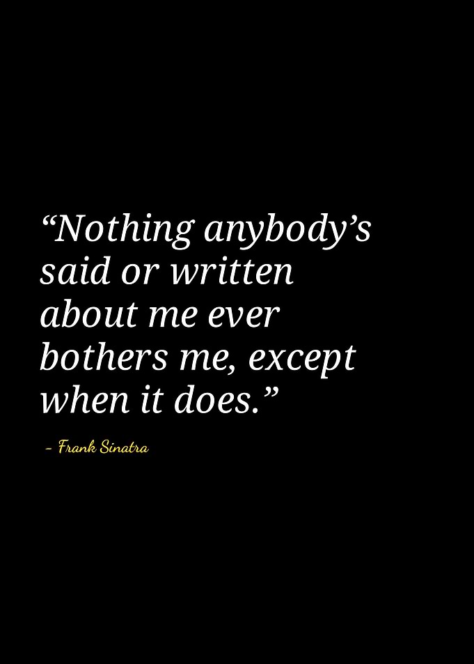 Frank Sinatra quotes