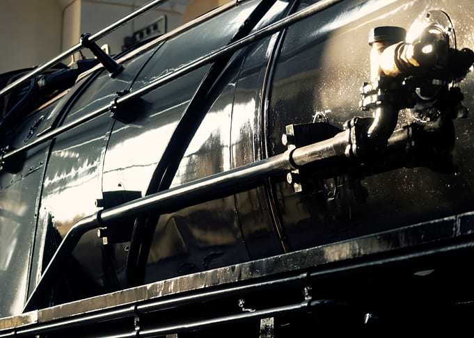 Train locomotive detail bl
