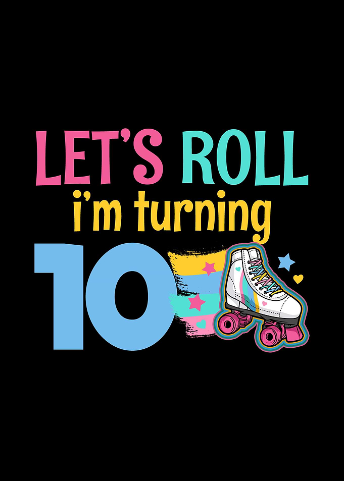 10th Birthday Roller Skate