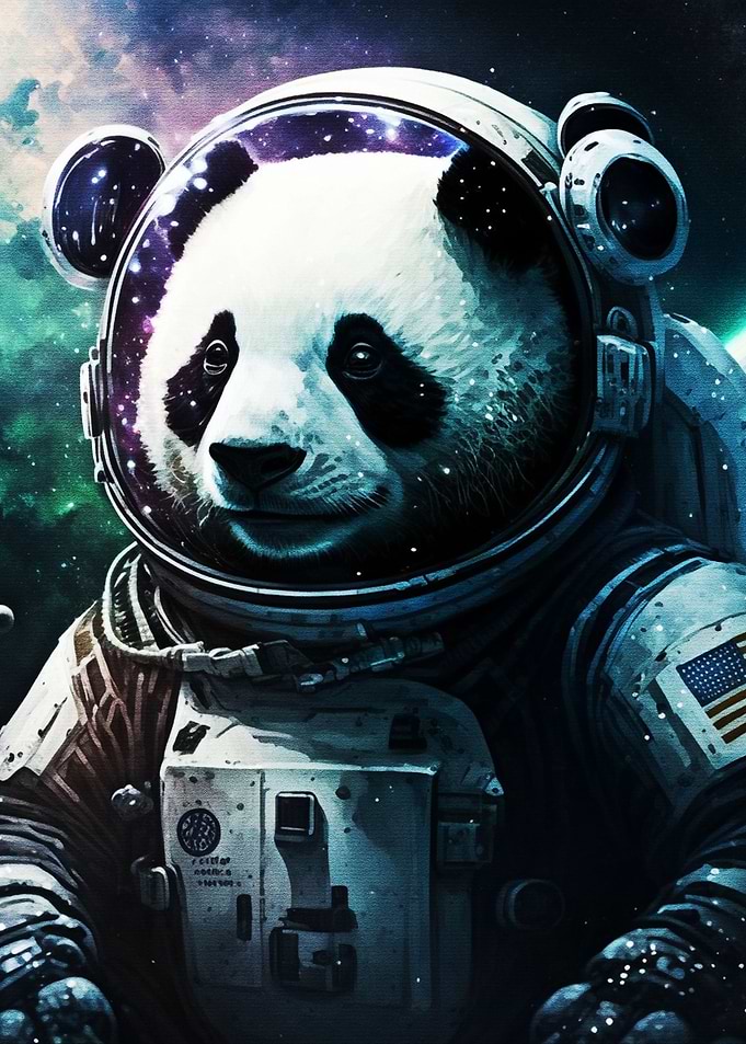 Panda Astronaut