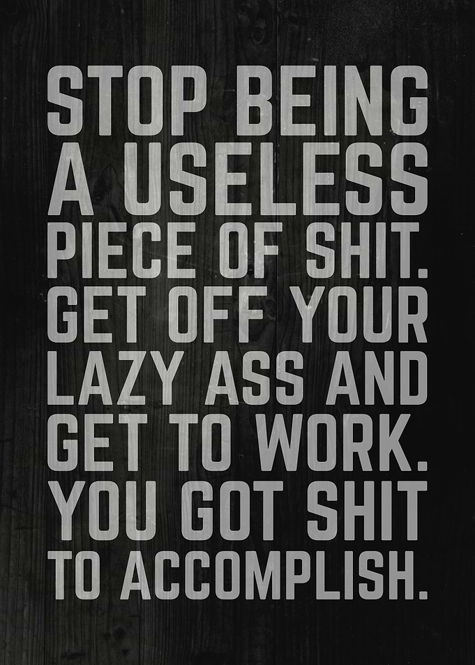 Stop Being A Useless