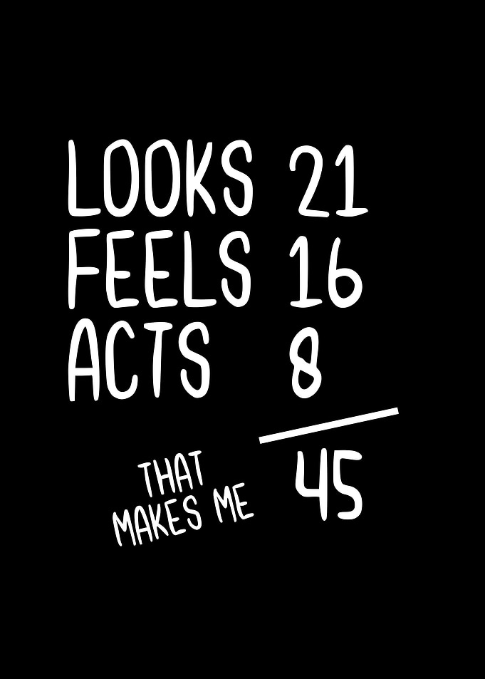 Looks 21 Feels 16 Acts 8