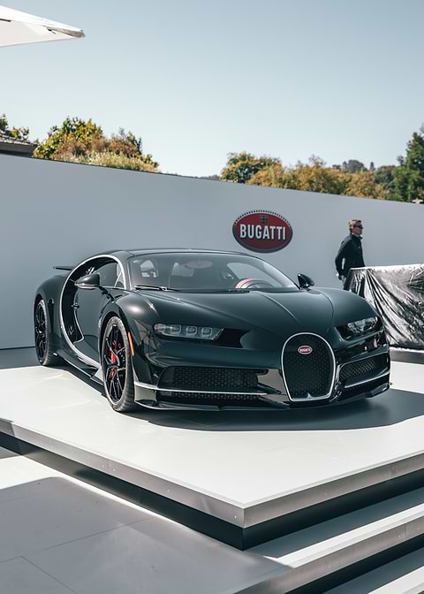 black bugatti