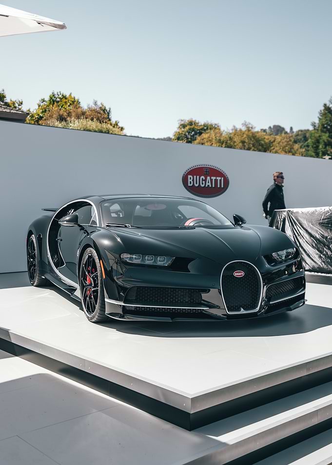 black bugatti
