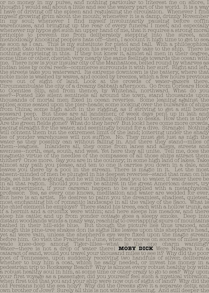 Moby Dick Melville Text