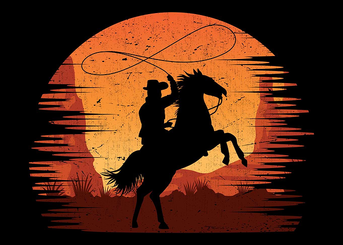 Men Western Cowboy