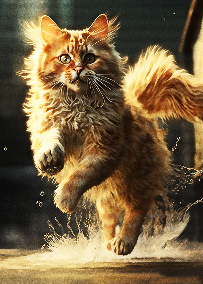 Jumping Cat