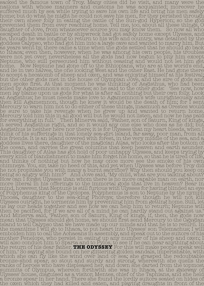 The Odyssey Book Text