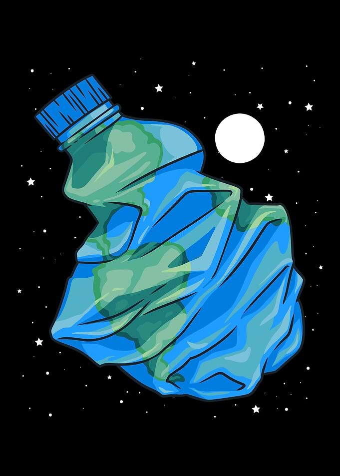 earth plastic bottle