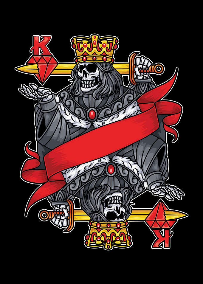King Card Illustration