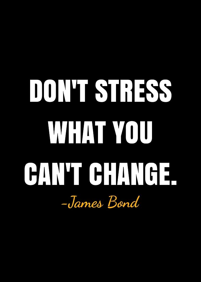 James Bond quote
