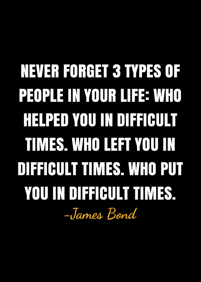 James Bond quote