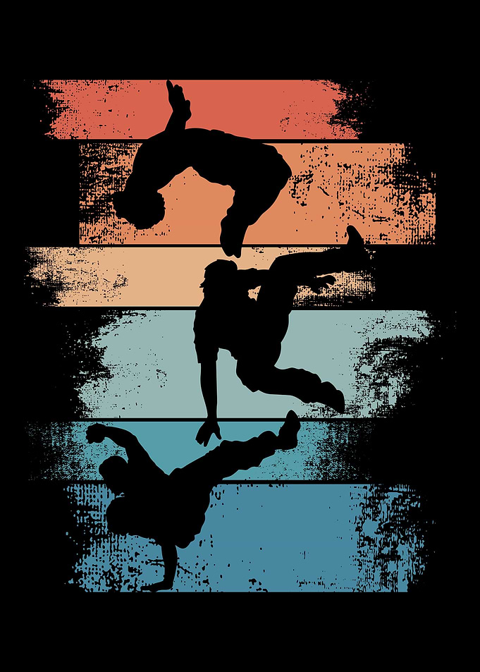 Retro Breakdancing