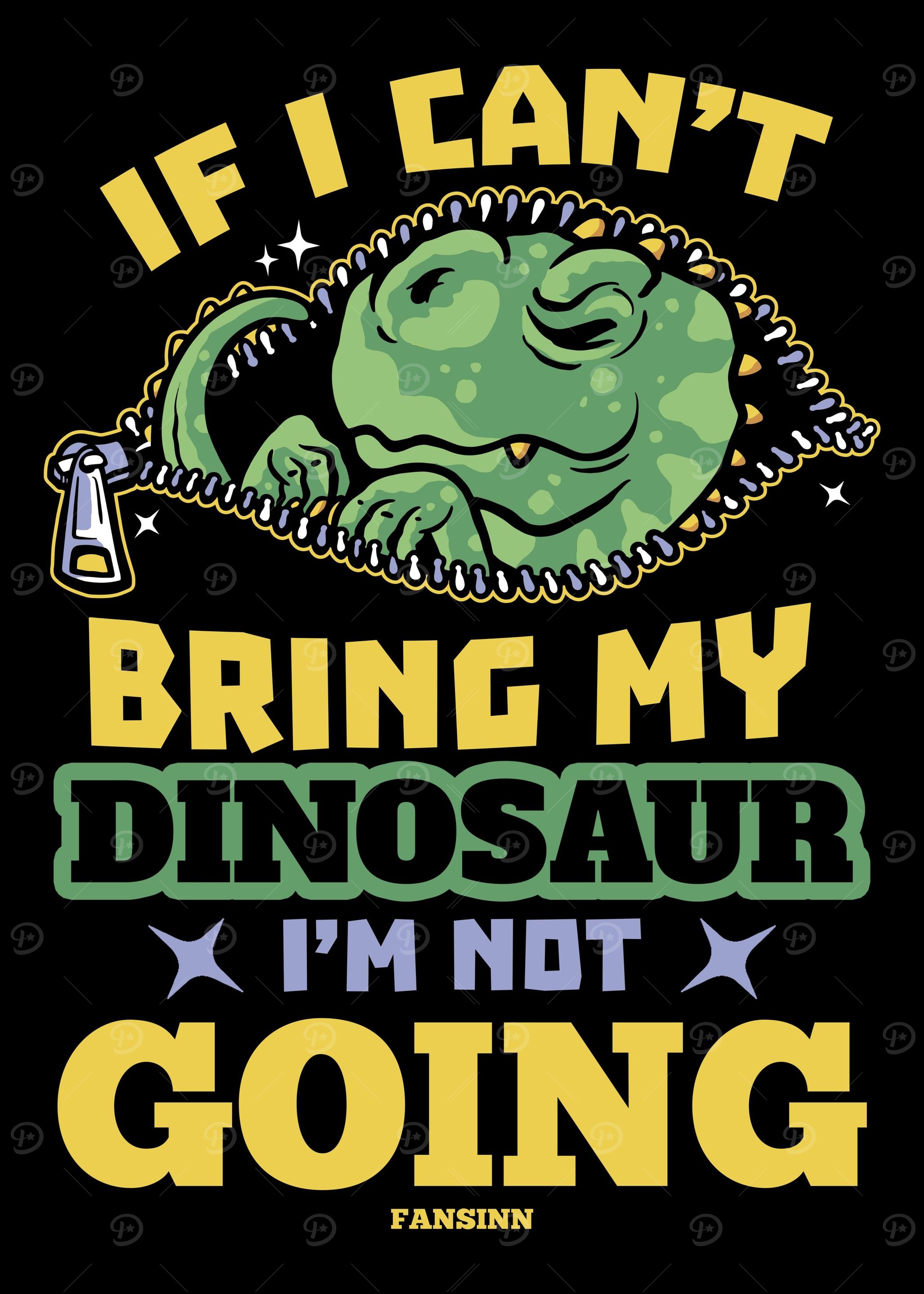 If I Cant Bring My Dinosa