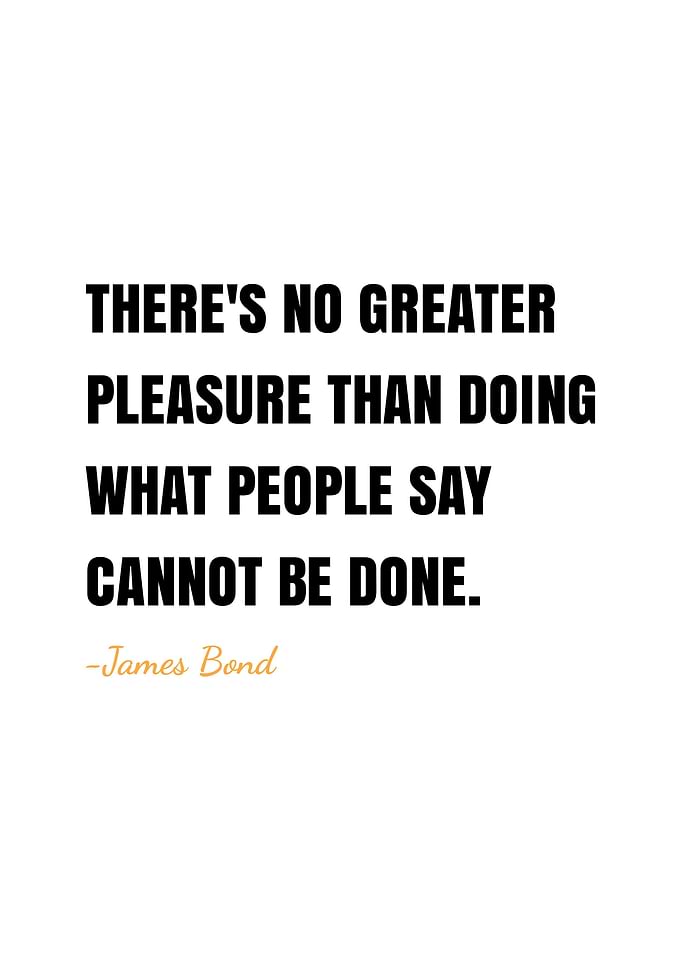 James Bond quotes