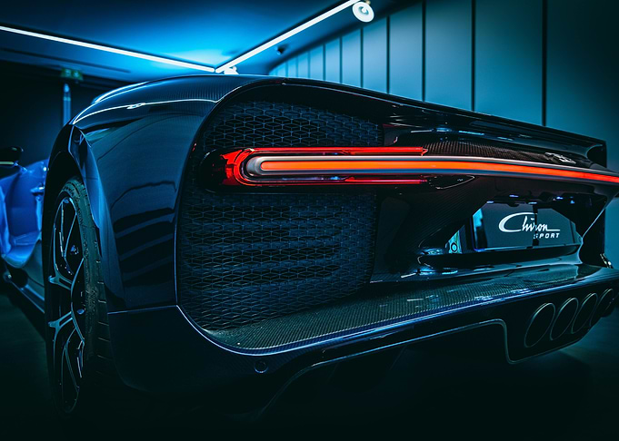 Back light bugatti chiron