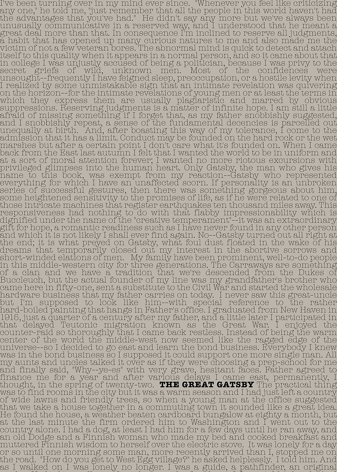 The Great Gatsby Text