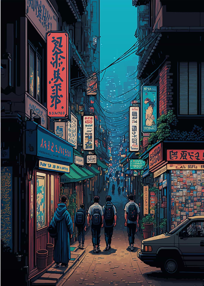 Seoul Pixel art