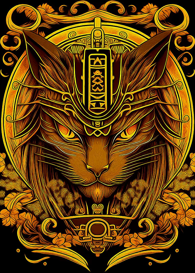 Cat Japan in Japanese art