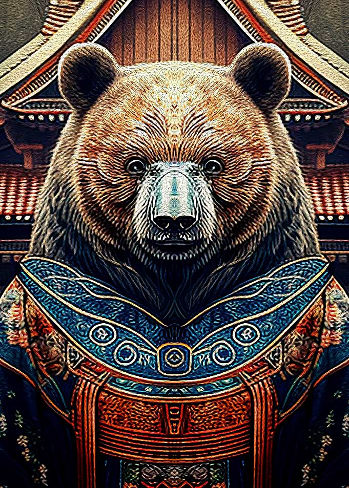 Bear in Japanese Art