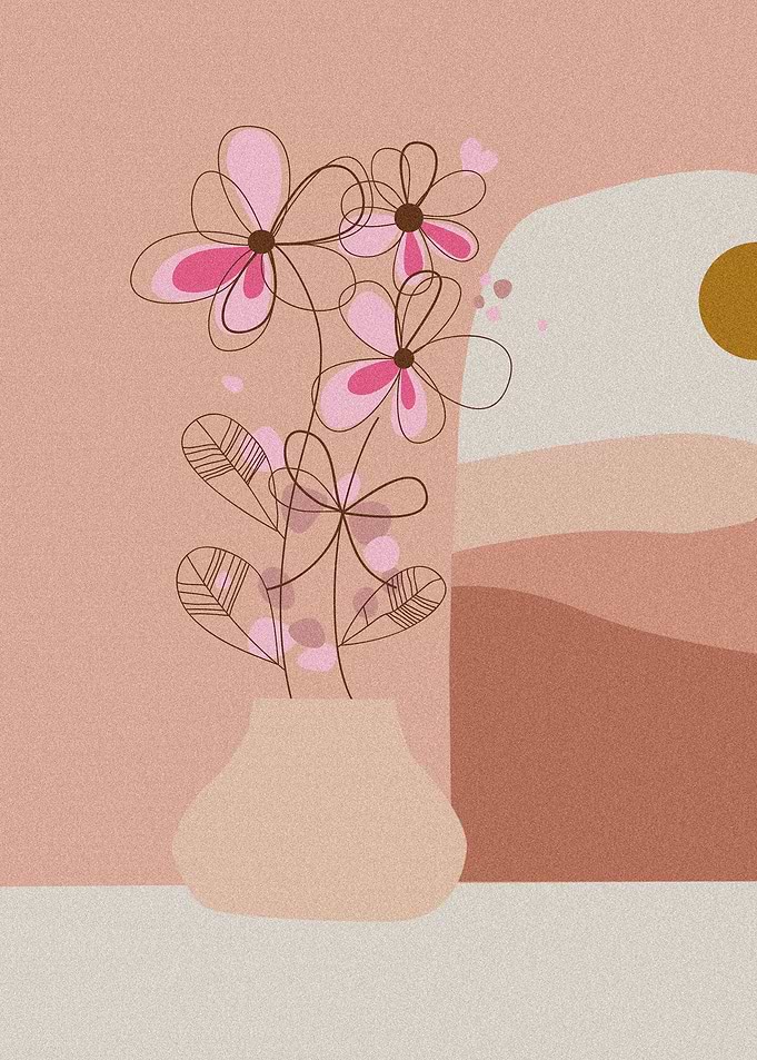 Scandinavian floral line