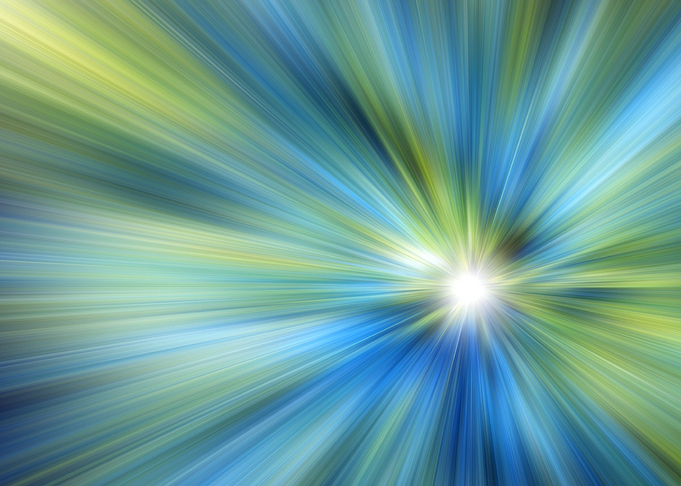 abstract lights blue