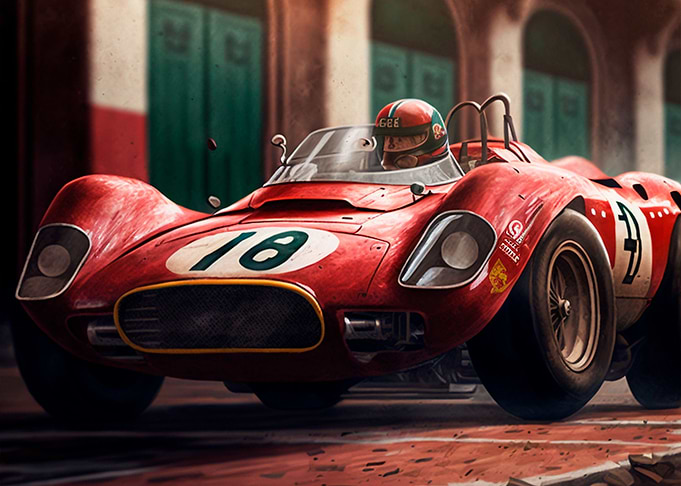 Ferrari Old School