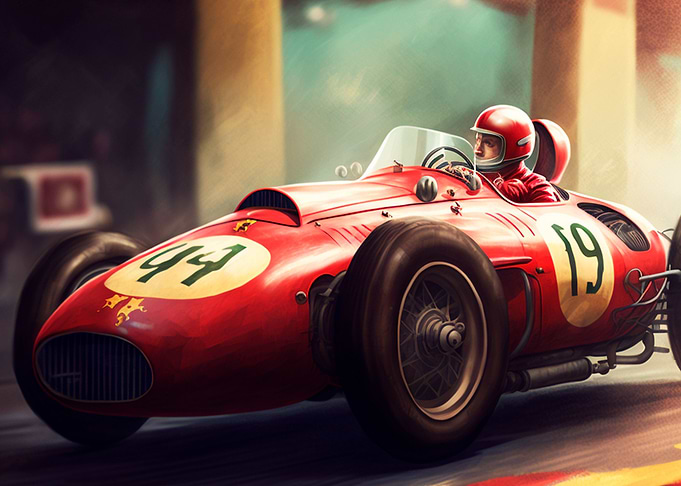 Ferrari Old School