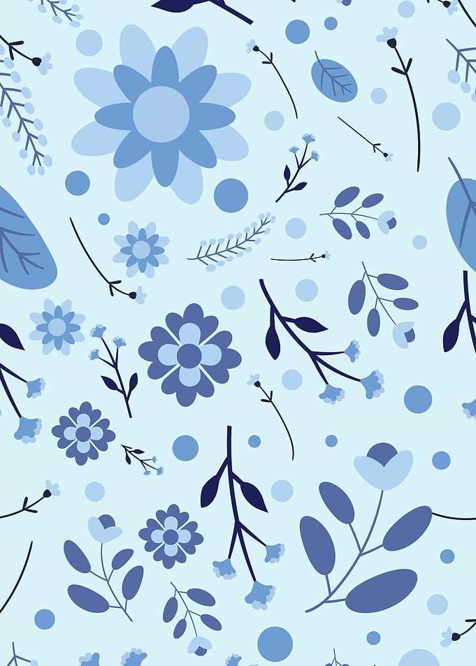 simple cute flower pattern