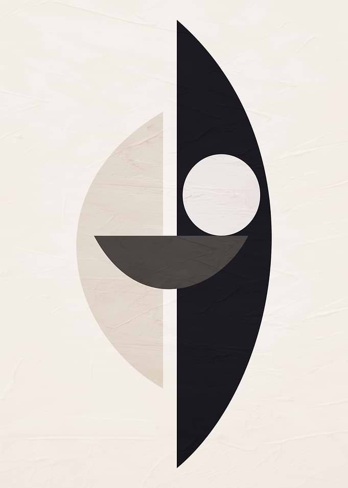 GEOMETRIC ABSTRACT 210A