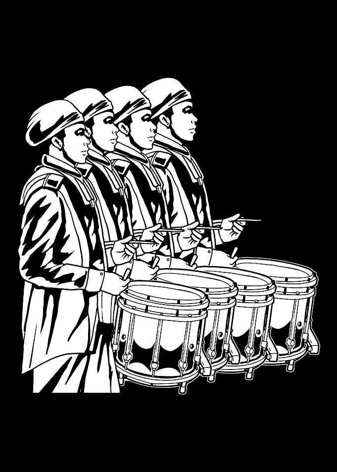 Marching Band Drummer