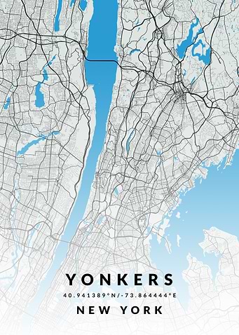Yonkers City Map
