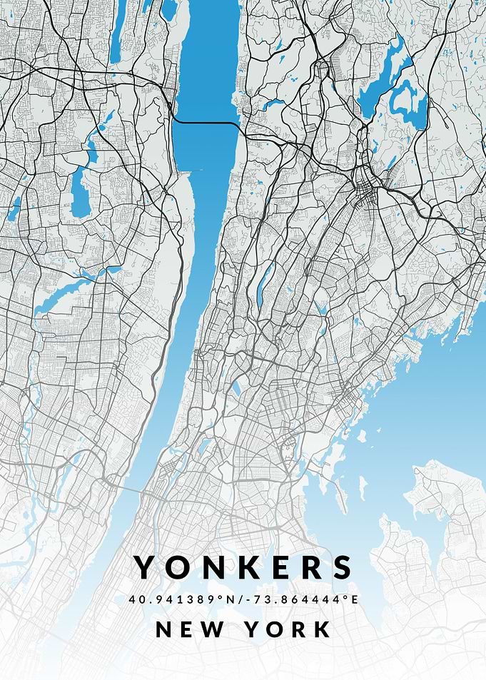 Yonkers City Map