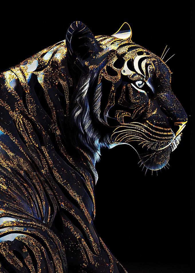 Black Golden Tiger