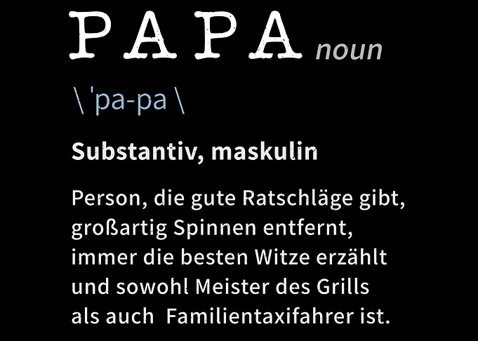 Father Dad Dictionary
