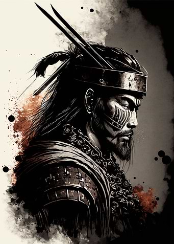 Samurai Warrior close up