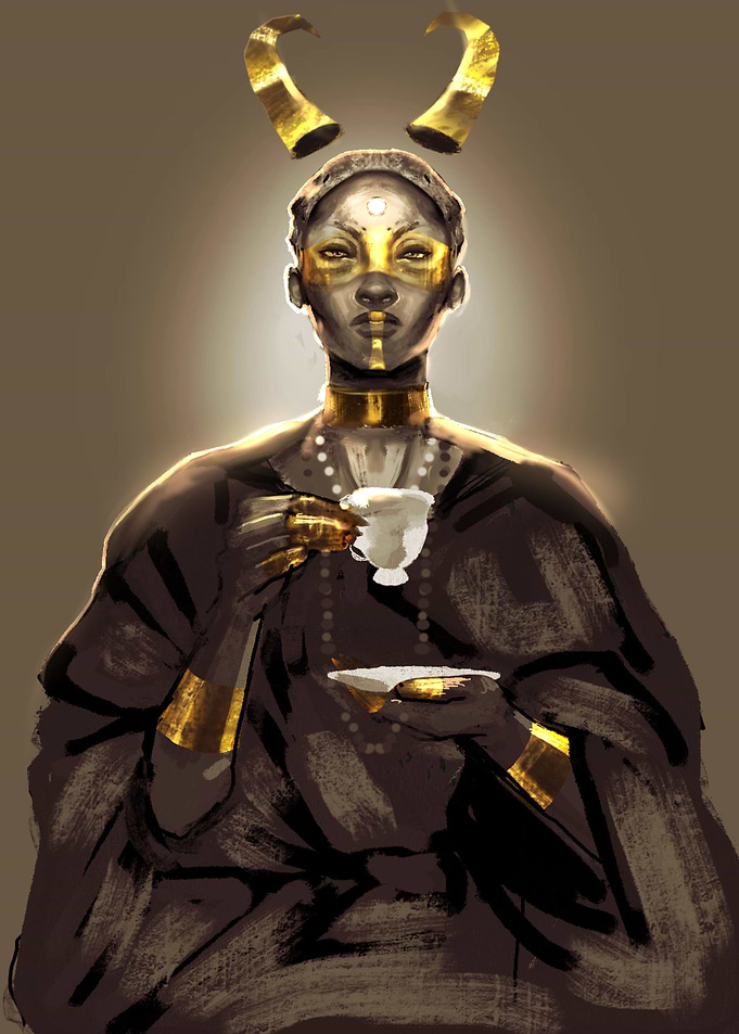 Golden goddess