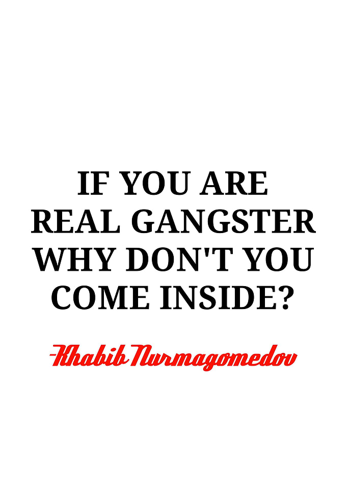 Khabib Nurmagedov quote