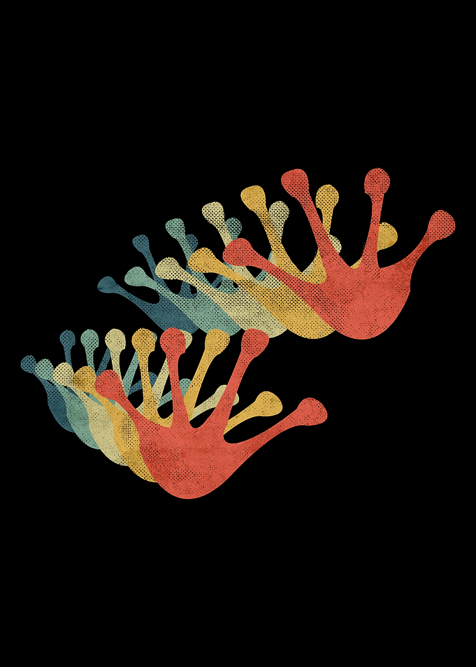 Frog Footprint Tracks