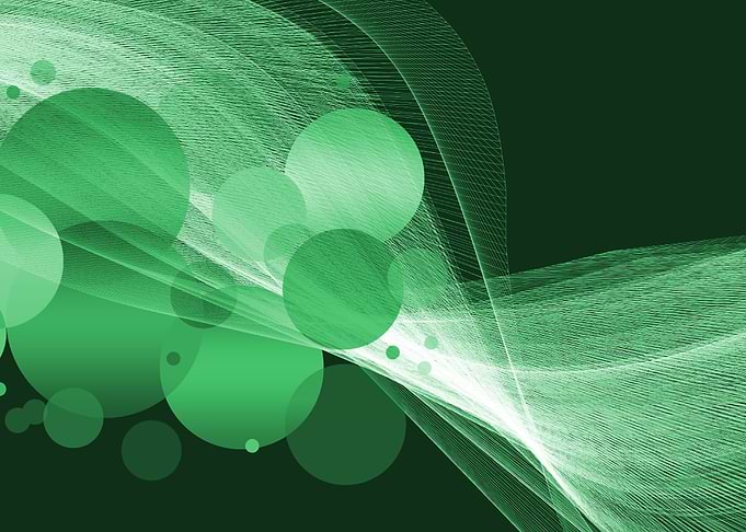 green circles