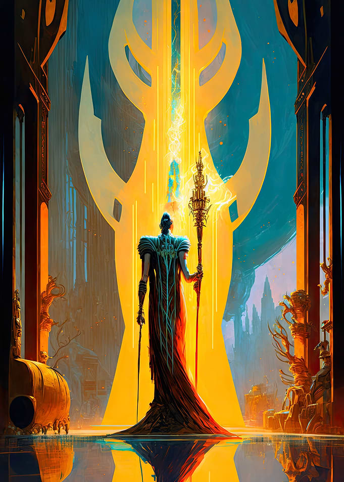 King of Wands MySTDeck