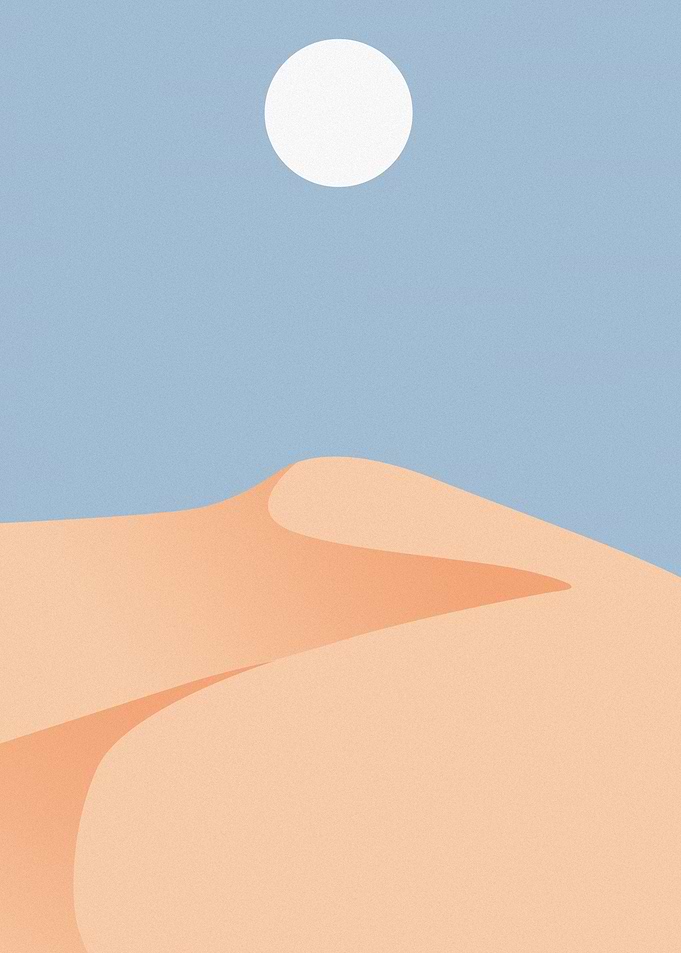 dessert minimalism art