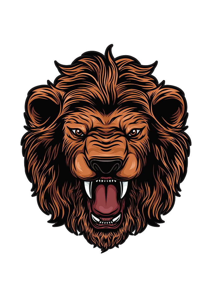 Lion head Football