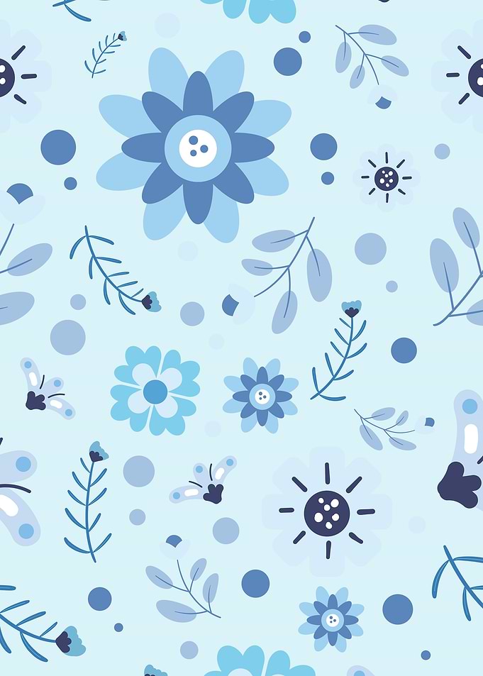 simple cute flower pattern