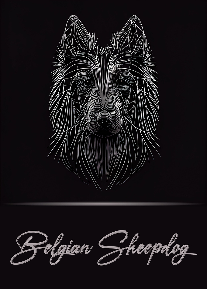 Belgian Sheepdog Portrait
