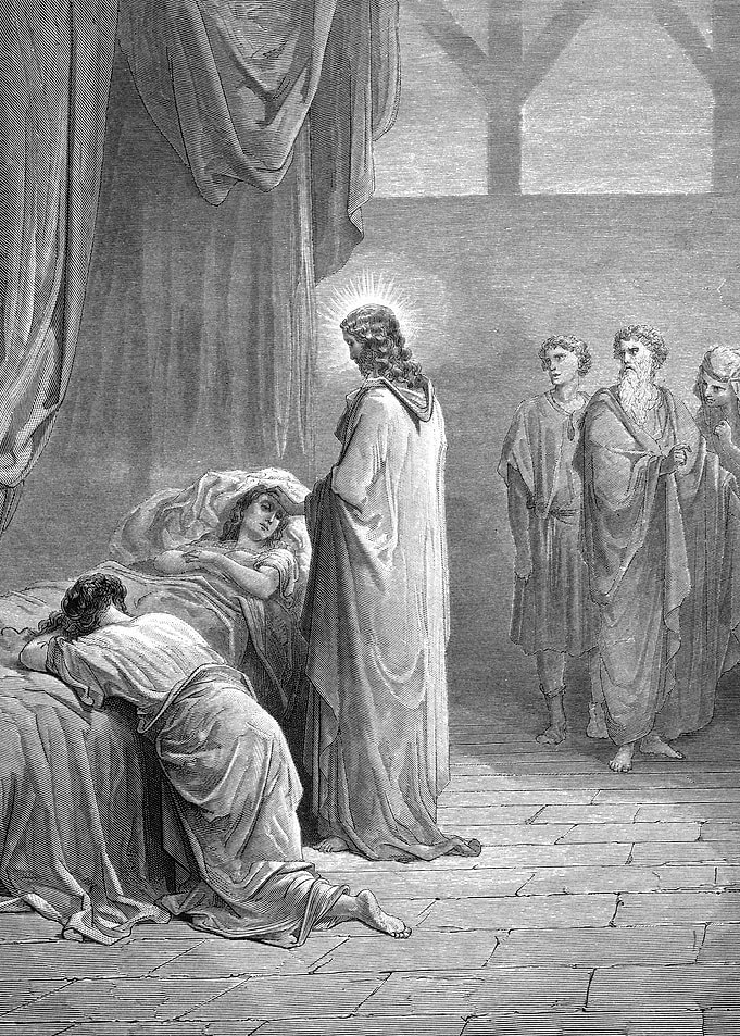 Jesus Raises the Daughter