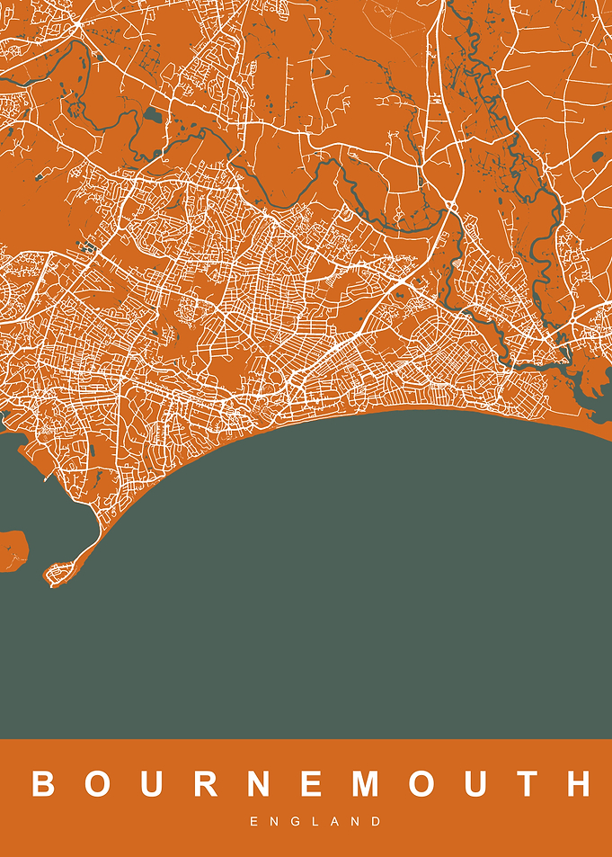 Map BOURNEMOUTH ENGLAND